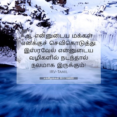 Picture 07 - சங்கீதங்கள் 81:13 TAMIRV - ஆ, என்னுடைய மக்கள் - Bible Verse Picture
