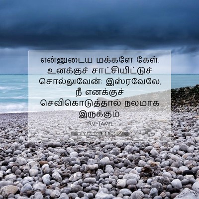 Picture 07 - சங்கீதங்கள் 81:8 TAMIRV - என்னுடைய மக்களே - Bible Verse Picture