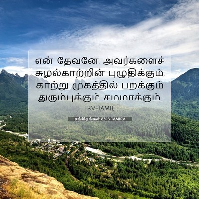 Picture 07 - சங்கீதங்கள் 83:13 TAMIRV - என் தேவனே, - Bible Verse Picture