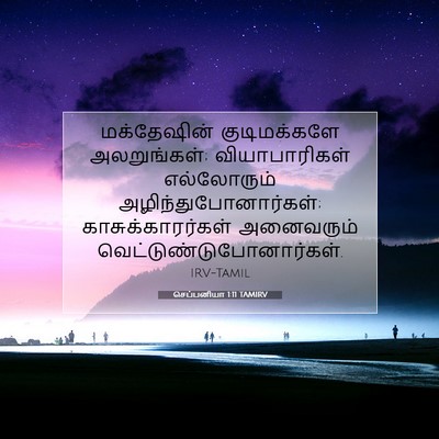 Picture 07 - செப்பனியா 1:11 TAMIRV - மக்தேஷின் - Bible Verse Picture