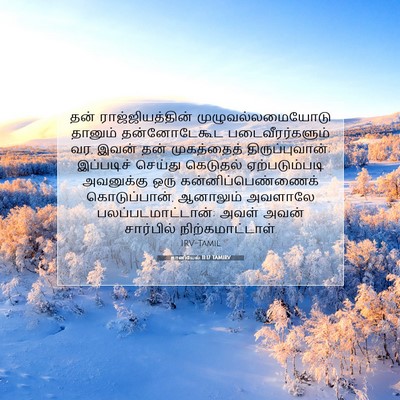 Picture 07 - தானியேல் 11:17 TAMIRV - தன் ராஜ்ஜியத்தின் - Bible Verse Picture