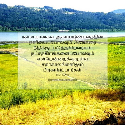 Picture 07 - தானியேல் 12:3 TAMIRV - ஞானவான்கள் - Bible Verse Picture