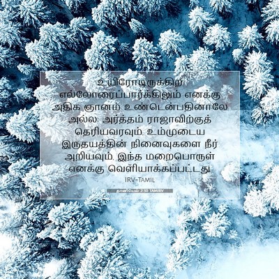 Picture 07 - தானியேல் 2:30 TAMIRV - உயிரோடிருக்கிற - Bible Verse Picture
