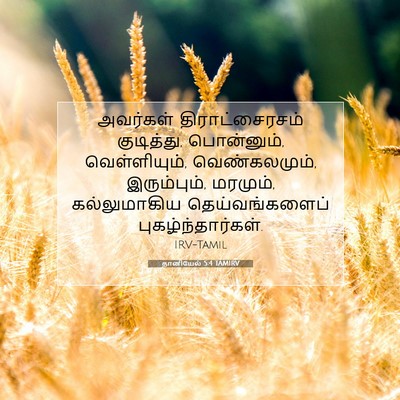 Picture 07 - தானியேல் 5:4 TAMIRV - அவர்கள் - Bible Verse Picture