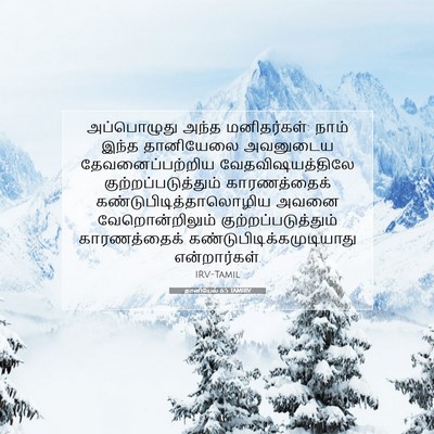 Picture 07 - தானியேல் 6:5 TAMIRV - அப்பொழுது அந்த - Bible Verse Picture