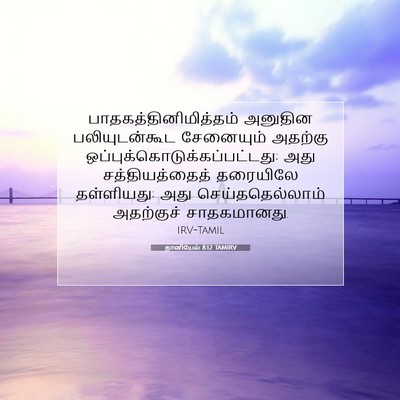 Picture 07 - தானியேல் 8:12 TAMIRV -  - Bible Verse Picture