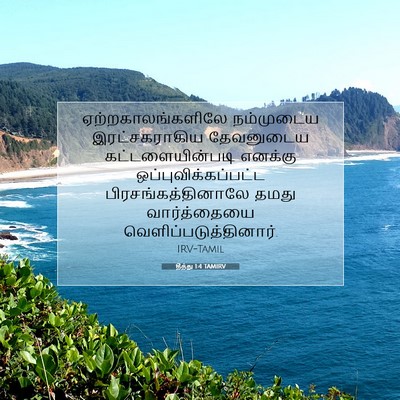 Picture 07 - தீத்து 1:4 TAMIRV - ஏற்றகாலங்களிலே - Bible Verse Picture