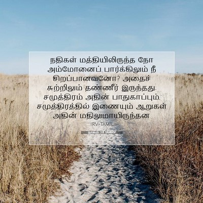 Picture 07 - நாகூம் 3:8 TAMIRV - நதிகள் - Bible Verse Picture