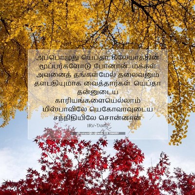 Picture 07 - நியாயாதிபதிகள் 11:11 TAMIRV - அப்பொழுது யெப்தா - Bible Verse Picture
