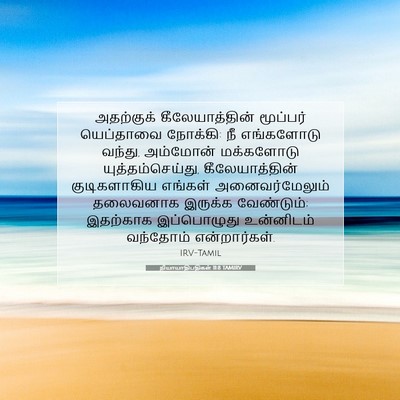 Picture 07 - நியாயாதிபதிகள் 11:8 TAMIRV - அதற்குக் - Bible Verse Picture