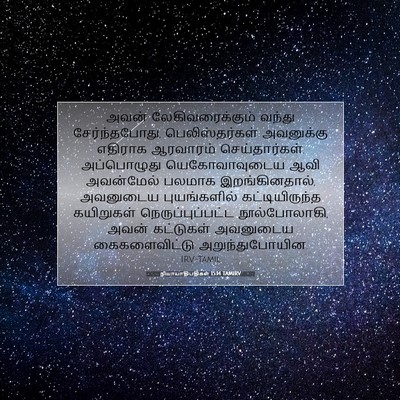 Picture 07 - நியாயாதிபதிகள் 15:14 TAMIRV - அவன் - Bible Verse Picture