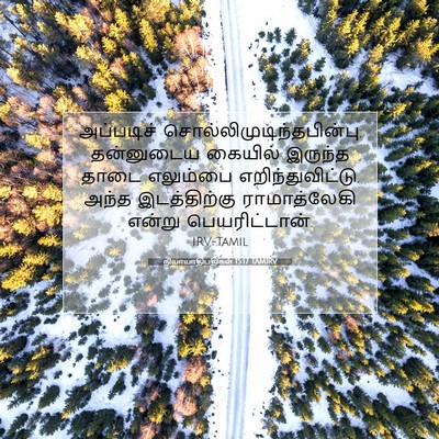 Picture 07 - நியாயாதிபதிகள் 15:17 TAMIRV - அப்படிச் - Bible Verse Picture