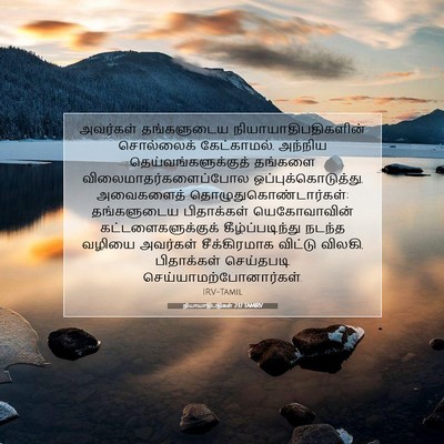 Picture 07 - நியாயாதிபதிகள் 2:17 TAMIRV - அவர்கள் தங்களுடைய - Bible Verse Picture