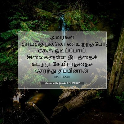 Picture 07 - நியாயாதிபதிகள் 3:26 TAMIRV - அவர்கள் - Bible Verse Picture