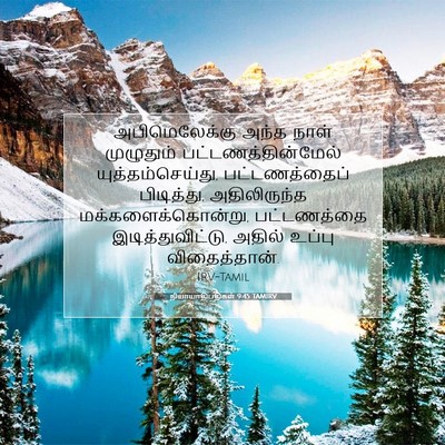 Picture 07 - நியாயாதிபதிகள் 9:45 TAMIRV - அபிமெலேக்கு அந்த - Bible Verse Picture