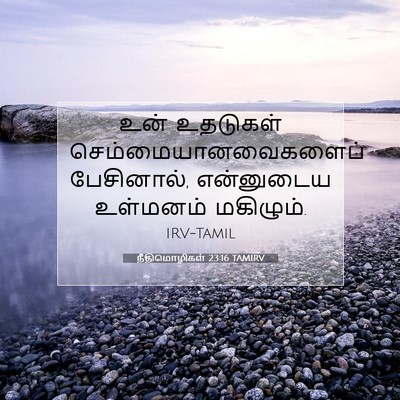Picture 07 - நீதிமொழிகள் 23:16 TAMIRV - உன் உதடுகள் - Bible Verse Picture