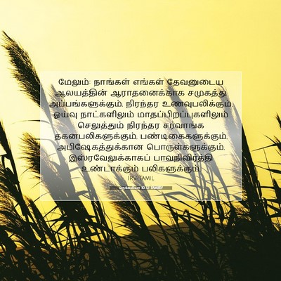 Picture 07 - நெகேமியா 10:32 TAMIRV - மேலும்: நாங்கள் - Bible Verse Picture