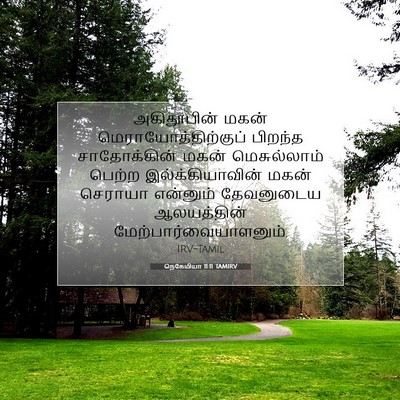 Picture 07 - நெகேமியா 11:11 TAMIRV - அகிதூபின் மகன் - Bible Verse Picture