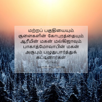 Picture 07 - நெகேமியா 3:11 TAMIRV - மற்றப் - Bible Verse Picture