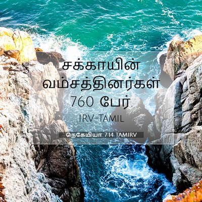 Picture 07 - நெகேமியா 7:14 TAMIRV - சக்காயின் - Bible Verse Picture