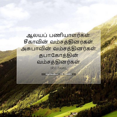 Picture 07 - நெகேமியா 7:46 TAMIRV - ஆலயப் - Bible Verse Picture
