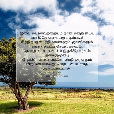 Picture 07 - பிரசங்கி 9:1 TAMIRV - இவை - Bible Verse Picture