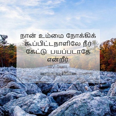 Picture 07 - புலம்பல் 3:57 TAMIRV - நான் உம்மை - Bible Verse Picture