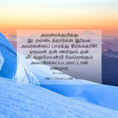 Picture 07 - மத்தேயு 13:57 TAMIRV - அவரைக்குறித்து - Bible Verse Picture