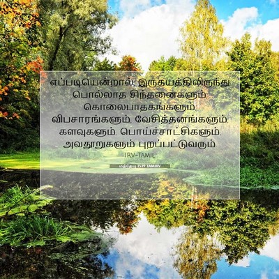 Picture 07 - மத்தேயு 15:19 TAMIRV - எப்படியென்றால், - Bible Verse Picture