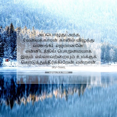 Picture 07 - மத்தேயு 18:26 TAMIRV - அப்பொழுது, அந்த - Bible Verse Picture