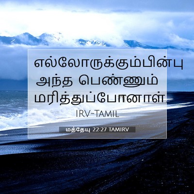 Picture 07 - மத்தேயு 22:27 TAMIRV -  - Bible Verse Picture