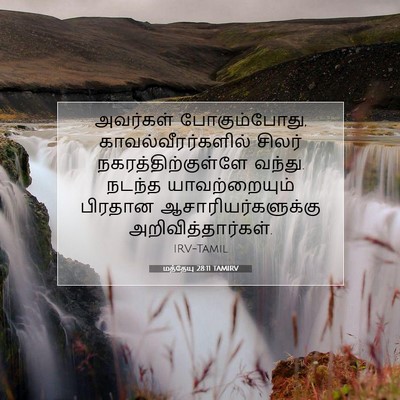 Picture 07 - மத்தேயு 28:11 TAMIRV - அவர்கள் - Bible Verse Picture