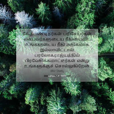 Picture 07 - மத்தேயு 5:20 TAMIRV - வேதபண்டிதர்கள் - Bible Verse Picture