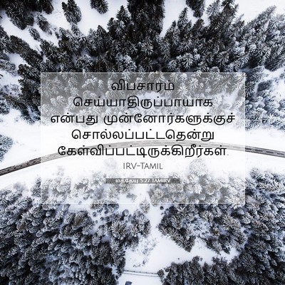 Picture 07 - மத்தேயு 5:27 TAMIRV - விபசாரம் - Bible Verse Picture