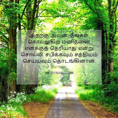 Picture 07 - மாற்கு 14:71 TAMIRV - அதற்கு அவன்: - Bible Verse Picture