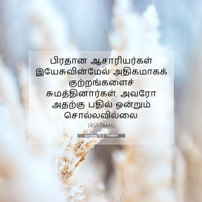 Picture 07 - மாற்கு 15:3 TAMIRV - பிரதான - Bible Verse Picture