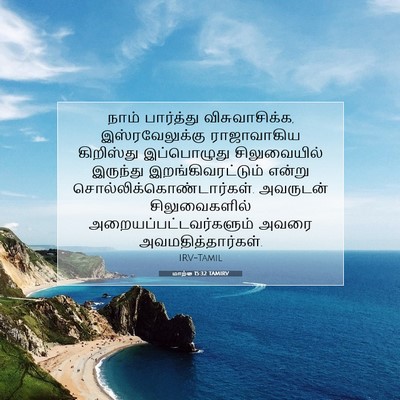 Picture 07 - மாற்கு 15:32 TAMIRV - நாம் பார்த்து - Bible Verse Picture