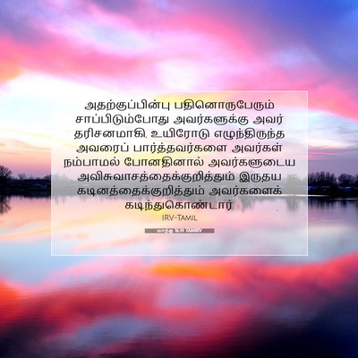 Picture 07 - மாற்கு 16:14 TAMIRV - அதற்குப்பின்பு - Bible Verse Picture