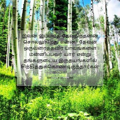 Picture 07 - மாற்கு 2:7 TAMIRV - இவன் இப்படித் - Bible Verse Picture