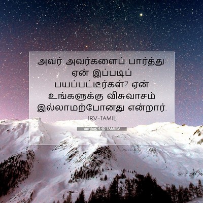 Picture 07 - மாற்கு 4:40 TAMIRV - அவர் அவர்களைப் - Bible Verse Picture