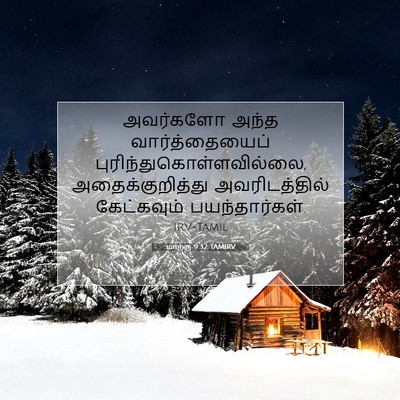 Picture 07 - மாற்கு 9:32 TAMIRV - அவர்களோ அந்த - Bible Verse Picture