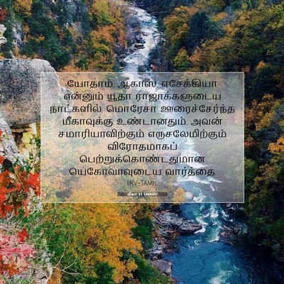 Picture 07 - மீகா 1:1 TAMIRV - யோதாம், ஆகாஸ், - Bible Verse Picture