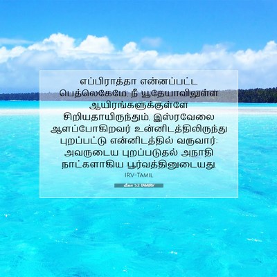 Picture 07 - மீகா 5:2 TAMIRV - எப்பிராத்தா - Bible Verse Picture