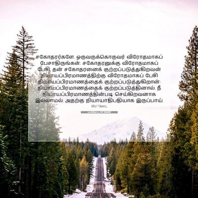 Picture 07 - யாக்கோபு 4:11 TAMIRV - சகோதரர்களே, - Bible Verse Picture
