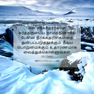 Picture 07 - யாக்கோபு 5:10 TAMIRV - என் சகோதரர்களே, - Bible Verse Picture