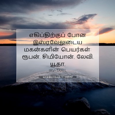 Picture 07 - யாத்திராகமம் 1:1 TAMIRV - எகிப்திற்குப் போன - Bible Verse Picture