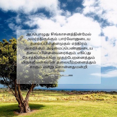Picture 07 - யாத்திராகமம் 11:5 TAMIRV - அப்பொழுது - Bible Verse Picture