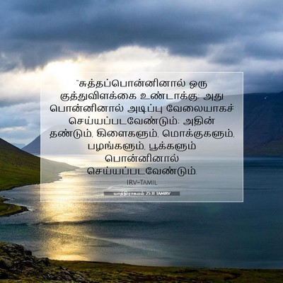 Picture 07 - யாத்திராகமம் 25:31 TAMIRV -  - Bible Verse Picture