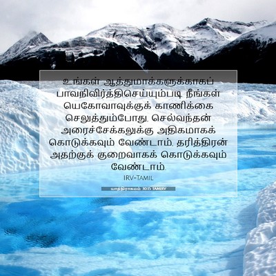 Picture 07 - யாத்திராகமம் 30:15 TAMIRV - உங்கள் - Bible Verse Picture
