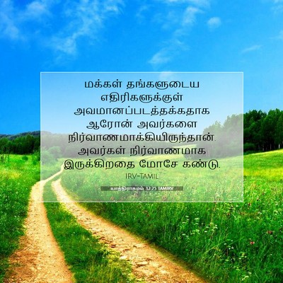 Picture 07 - யாத்திராகமம் 32:25 TAMIRV - மக்கள் தங்களுடைய - Bible Verse Picture